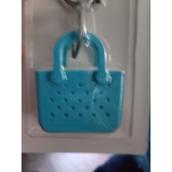 Bogg Bag Tiny Tote Keychain Clip Tiffany Blue/Turquoise - Picture 4 of 4
